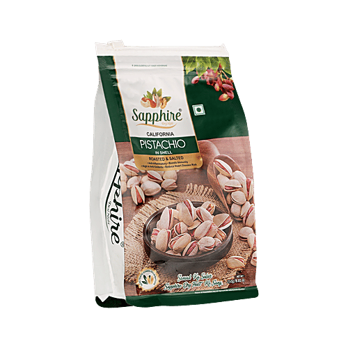 Sapphire Dry Nuts California Pista Inshell, 250 g  