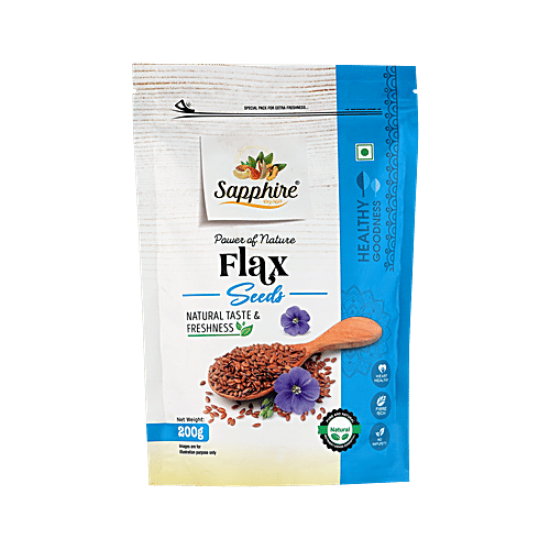 Sapphire Dry Nuts Flax Seeds, 200 g  