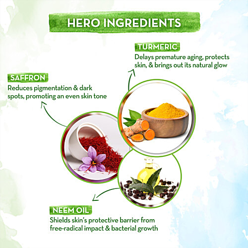 Mamaearth Ubtan Foaming Face Wash - With Turmeric & Saffron, 150 ml  For Tan Removal, Paraben & SLS Free, Dermatologically Tested, Suits All Skin Types