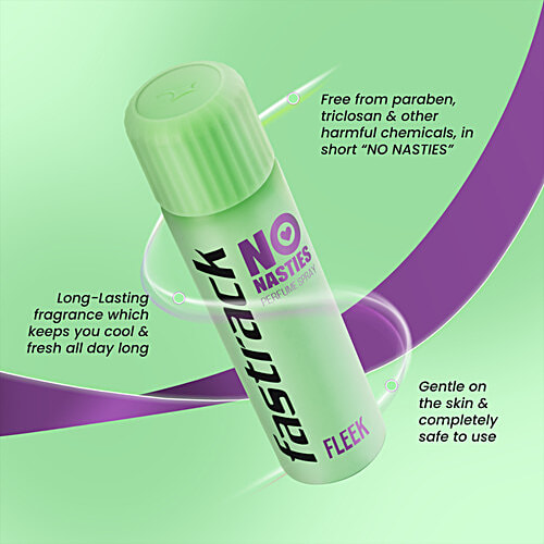 Fastrack No Nasties Perfume Spray - Fleek, 135 ml Paraben free, Gentle On Skin