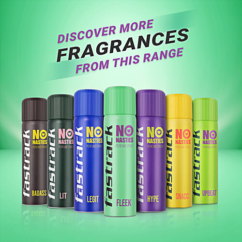 Fastrack No Nasties Perfume Spray - Fleek, 135 ml Paraben free, Gentle On Skin