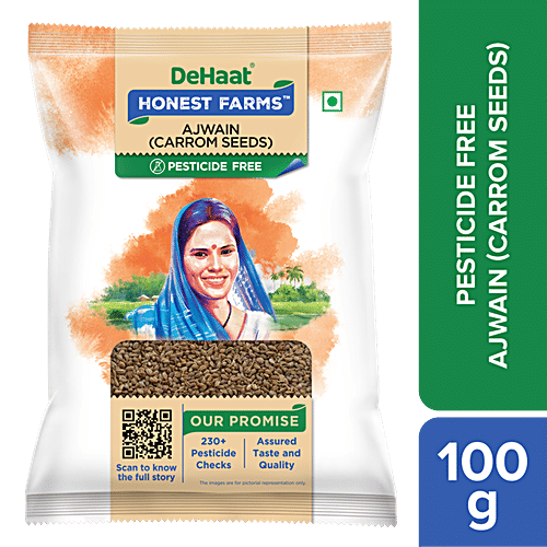 Dehaat Honest Farms Ajwain/Carrom Seeds - Pesticide Free, 100 g