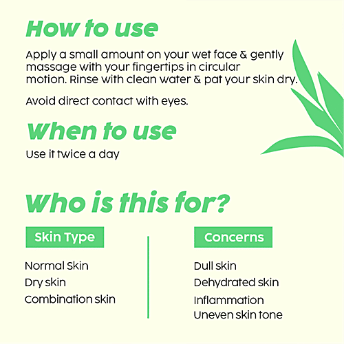 Plix Guava Glow Juicy Cleanser - Vitamin C, ALA, Pro Vitamin B5, 100 ml  Instantly Brightens Skin, For All Skin Types, Face Wash For Skin Brightening, For Women & Men