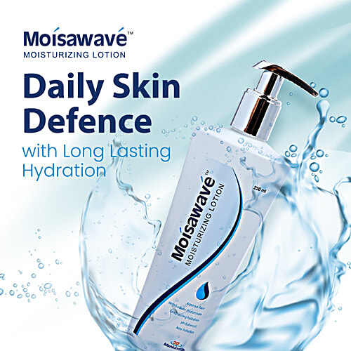 Mankind Moisawave Moisturizing Lotion, 250 ml  Long Lasting Hydration, With Sodium Hyaluronate