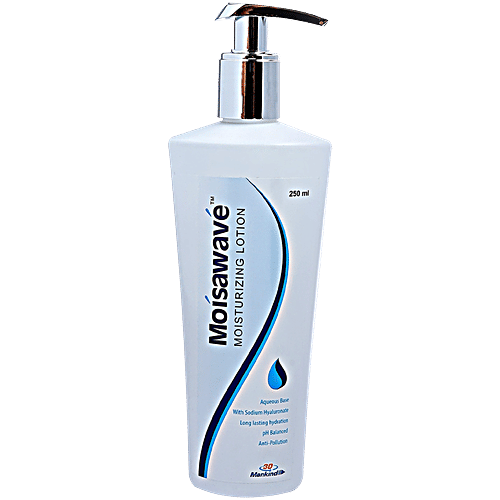 Mankind Moisawave Moisturizing Lotion, 250 ml  Long Lasting Hydration, With Sodium Hyaluronate