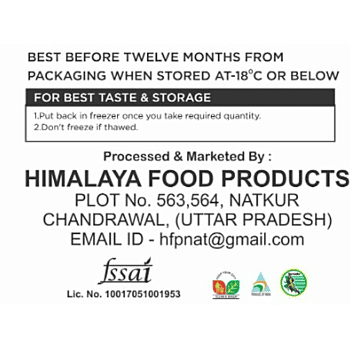 Him Valley Frozen Soya Chaap, 500 g Pouch High Protein