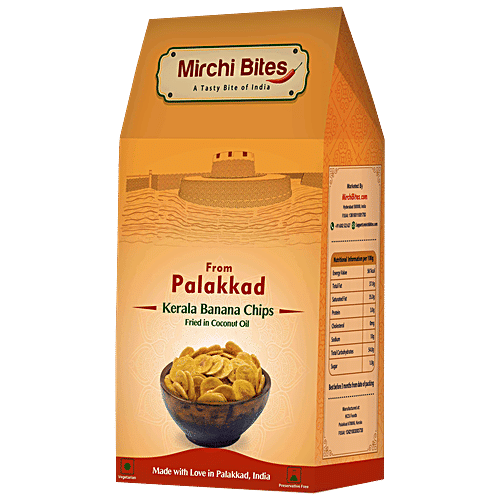 Buy Mirchi Bites Palakkad Kerala Banana Chips Online at Best Price of Rs 150.4 bigbasket
