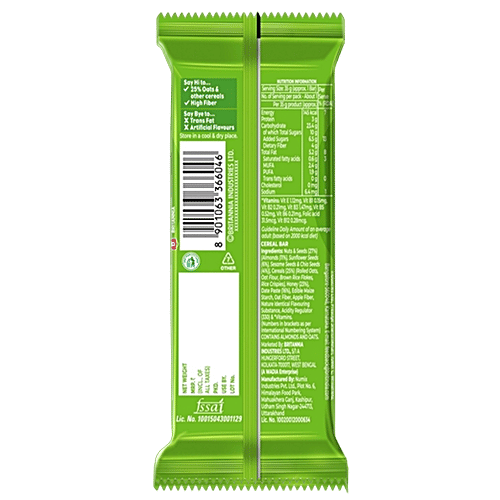 Britannia Be You Nuts & Seeds Nutrition Bar, 35 g  