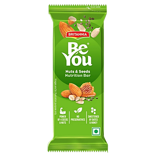 Britannia Be You Nuts & Seeds Nutrition Bar, 35 g  