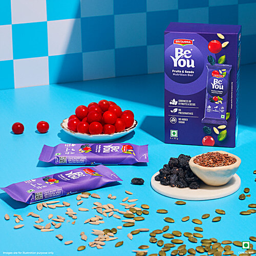 Britannia Be You Fruits & Seeds Nutrition Bar, 35 g  