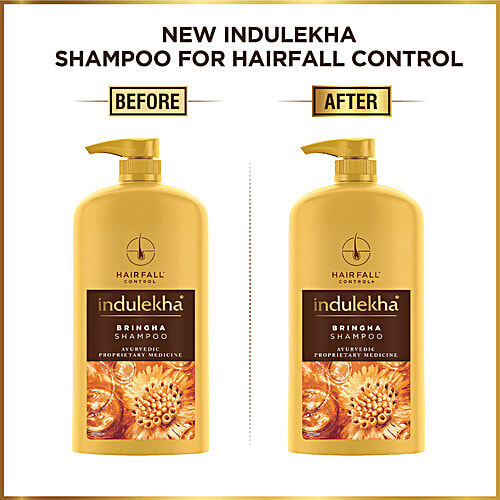 Indulekha Bringha Shampoo, 1 L  Bringha, Amla, Shikakai, Rosemary Oil