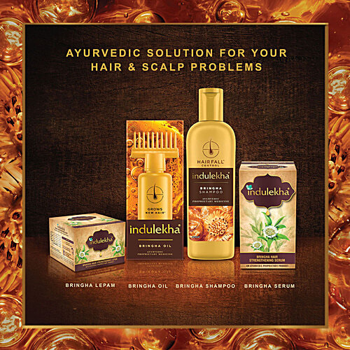 Indulekha Bringha Shampoo, 1 L  Bringha, Amla, Shikakai, Rosemary Oil