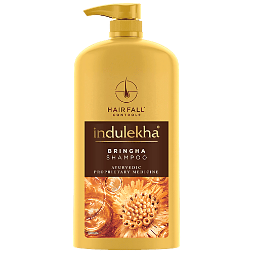 Indulekha Bringha Shampoo, 1 L  Bringha, Amla, Shikakai, Rosemary Oil