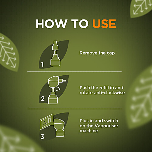 Tru Nature Anti-Mosquito Liquid Vaporiser - Machine & Refill, 80 g (Pack of 2) Non Toxic