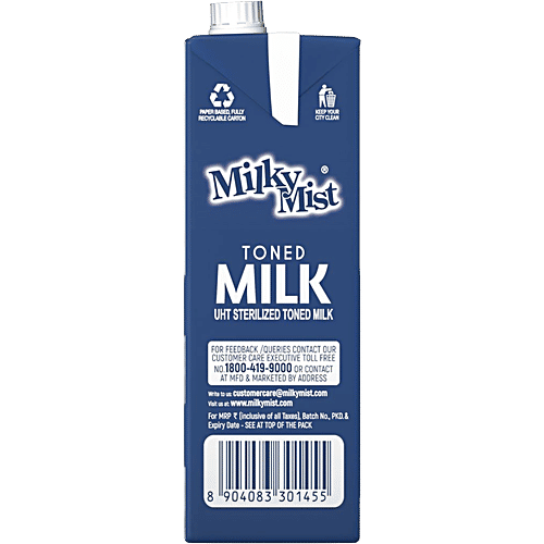 Milky Mist Toned Milk, 1 L  