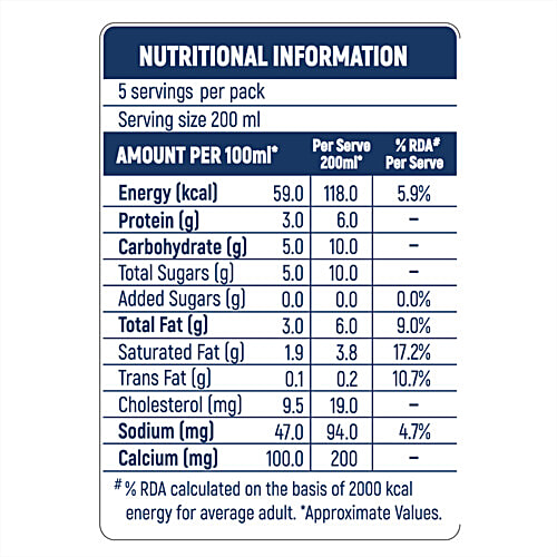 Milky Mist Toned Milk, 1 L  