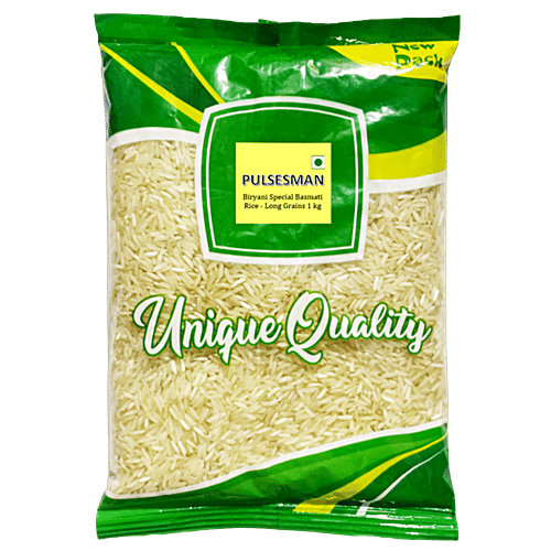 Pulsesman Biryani Special Basmati Rice - Long Grains, 1 kg