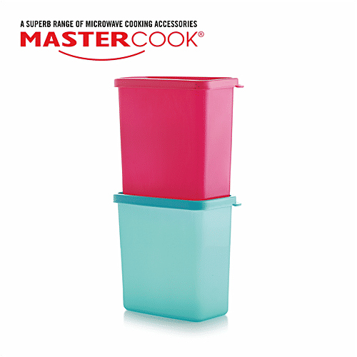 Mastercook PP-202 Container Set - Multicolour, 500 ml (Set of 2)