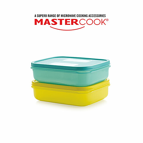 Mastercook PP-174 Container Set - Plain, Multicolour, 500 ml (Set of 2)
