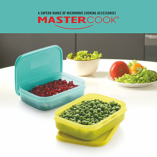 Mastercook PP-174 Container Set - Plain, Multicolour, 500 ml (Set of 2)