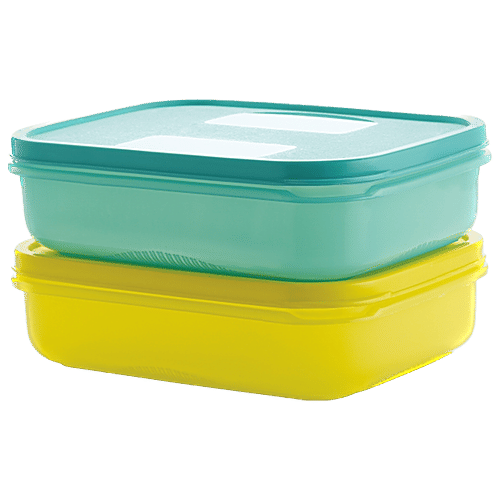Mastercook PP-174 Container Set - Plain, Multicolour, 500 ml (Set of 2)