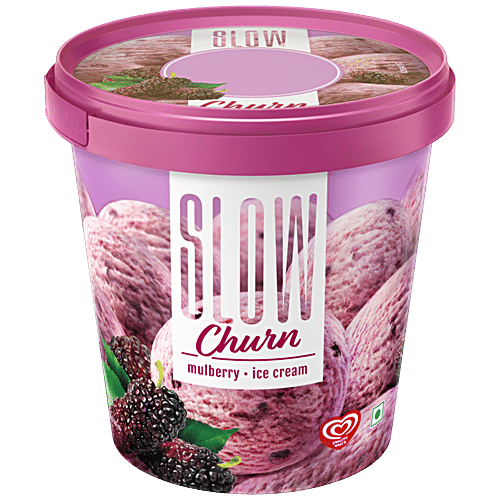 Buy kwality walls Slow Churn Mulberry Ice Cream Online at Best Price of