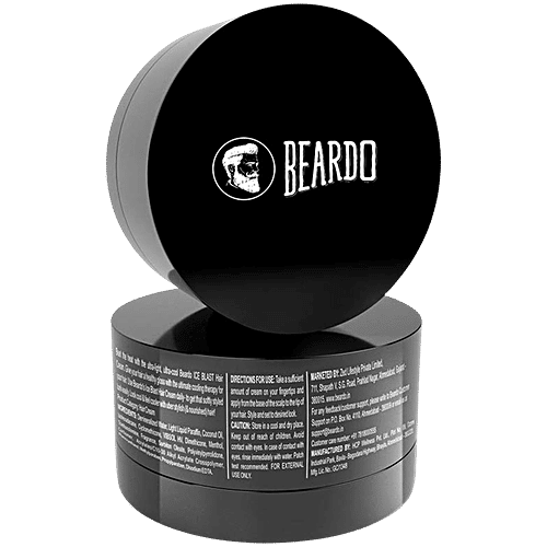 Beardo Ice Blast Hair Cream - For Daily Styling, 75 g  