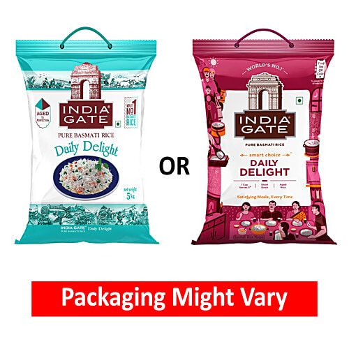 India Gate Daily Delight Basmati Rice, 5 kg