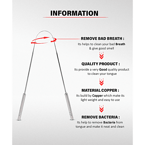 Prime-Metal Steel Tongue Cleaner - Designer, 1 pc