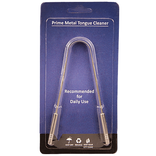 Prime-Metal Steel Tongue Cleaner - Designer, 1 pc