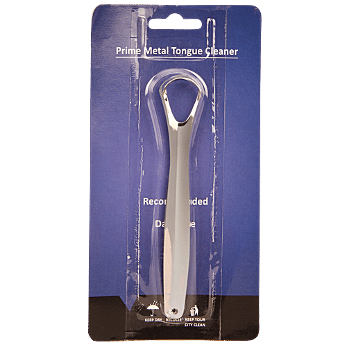 Prime-Metal Steel Tongue Cleaner - Premium, 1 pc  