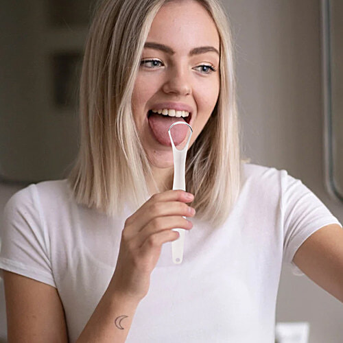 Prime-Metal Steel Tongue Cleaner - Premium, 1 pc  