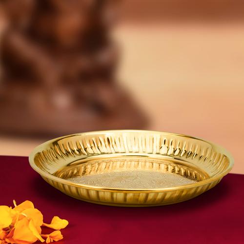 Buy Prime-Metal Brass Plate - Golden Online at Best Price of Rs 229 -  bigbasket