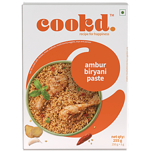 Cookd Ambur Biryani Masala Paste, 255 g  