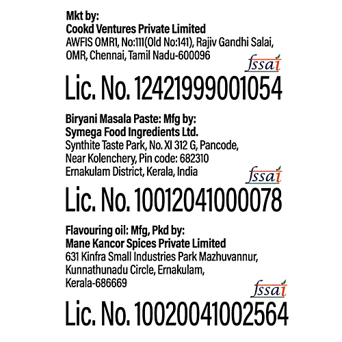 Cookd Dindigul Biryani Paste, 255 g  
