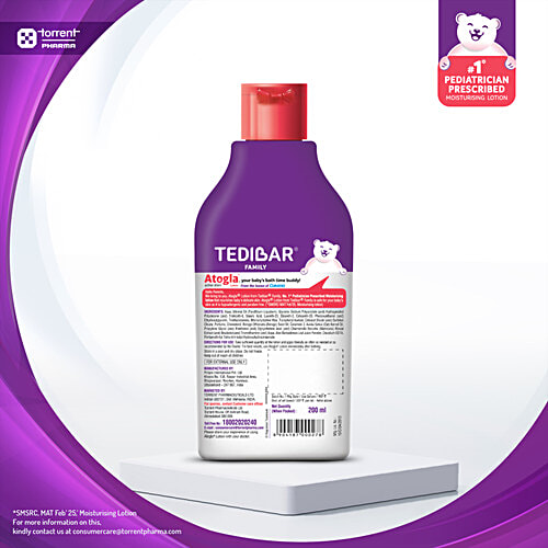 Atogla Baby Moisturizing Lotion - Ceramides, Oat Lipids, 200 ml