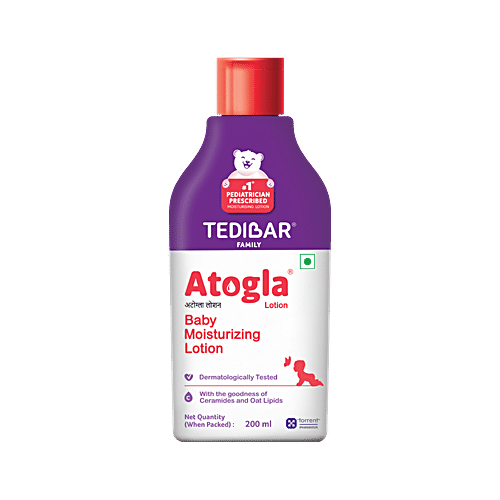 Atogla Baby Moisturizing Lotion - Ceramides, Oat Lipids, 200 ml