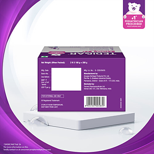 Tedibar Bathing Bar, 100 g (Pack of 2)