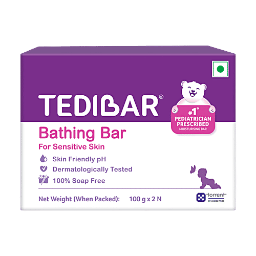 Tedibar Bathing Bar, 100 g (Pack of 2)