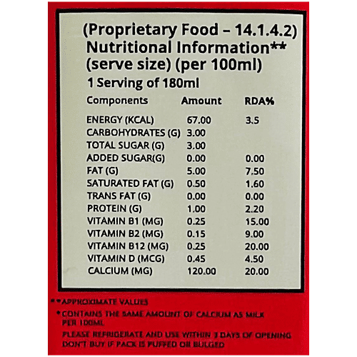 Alt Co Plant Based Almond Drink, 180 ml  Unsweetened, Non-Dairy, Lactose Free