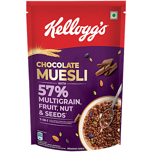 Buy Kellogg's Chocolate Muesli With 57 Multigrain, Fruit, Nut