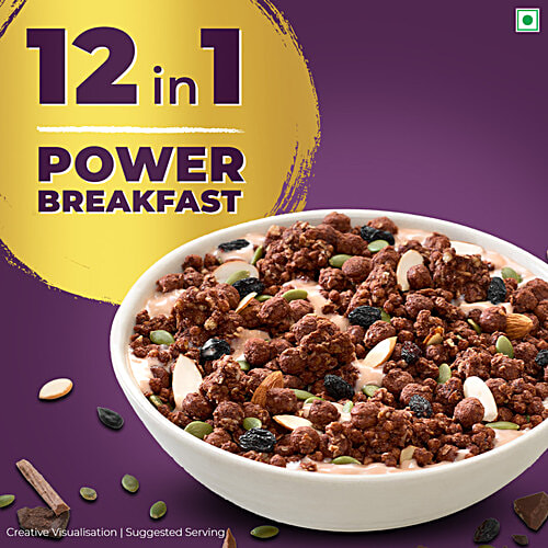 Kellogg's Chocolate Muesli 12 In 1 Power Breakfast Cereal, 60 g  