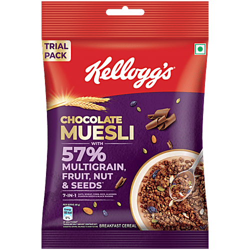 Buy Kellogg's Chocolate Muesli With 57 Multigrain, Fruit, Nut & Seeds