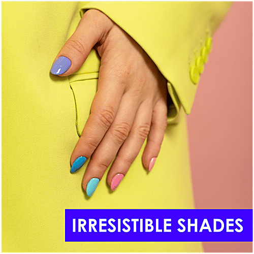 Blue Heaven Color Shine Mini Nail Paint Kit, 25 ml (Pack of 5) Glossy Gel Finish, Quick Dry, Long Lasting, Chip Resistant