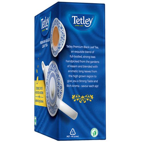 Tetley Premium Black Leaf Tea, 250 g  Strong Taste & Rich Aroma