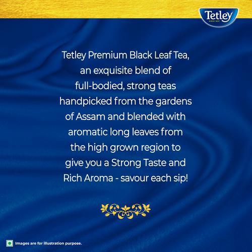 Tetley Premium Black Leaf Tea, 250 g  Strong Taste & Rich Aroma