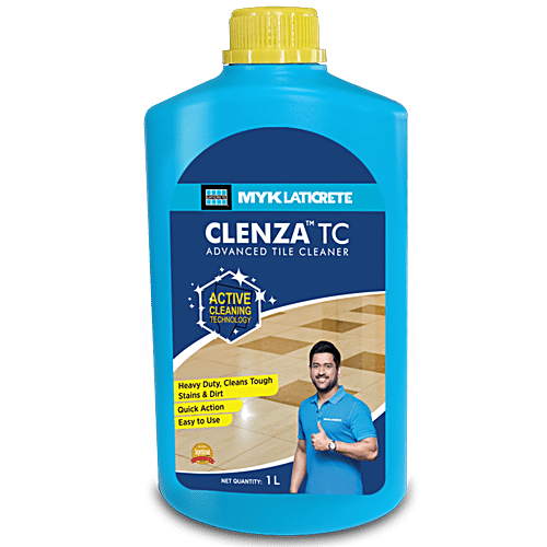 Myk Laticrete Clenza TC Advanced Tile Cleaner, 1 L  Active Cleaning Technology, Cleans Tough Stains & Dirt, Quick Action, Easy To Use
