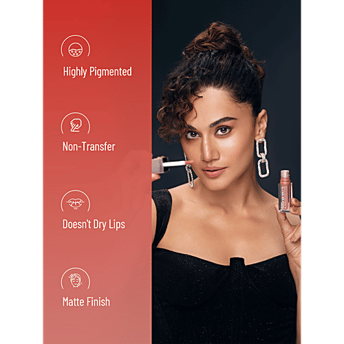 Swiss Beauty Hold Me Matte Liquid Lipstick, 4.5 ml Wine Me 