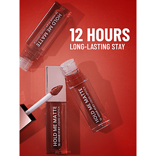 Swiss Beauty Hold Me Matte Liquid Lipstick, 4.5 ml Wine Me 