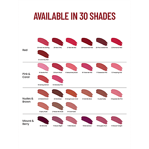 Swiss Beauty Hold Me Matte Liquid Lipstick, 4.5 ml Wine Me 